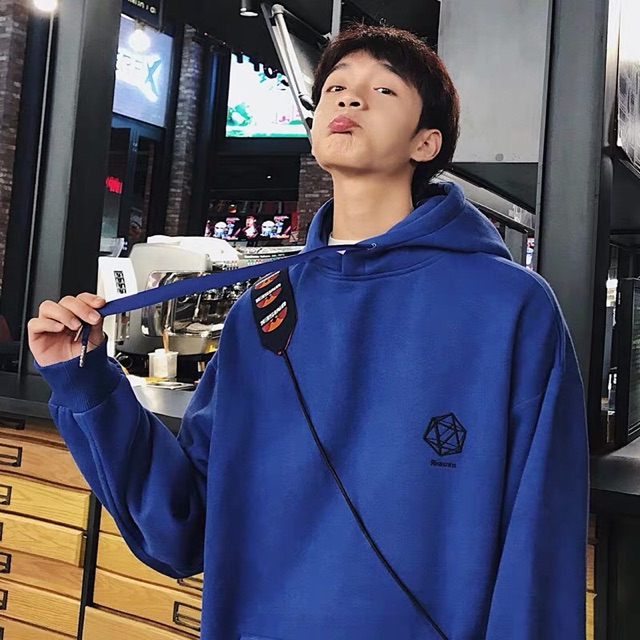 Áo hoodie vải nỉ lót bông dày dặn thêu hình khối | BigBuy360 - bigbuy360.vn