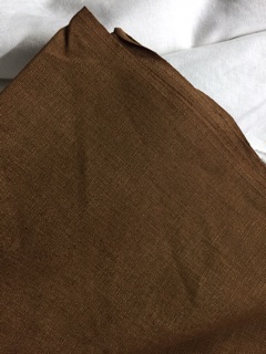 Vải linen bột màu nâu đồng