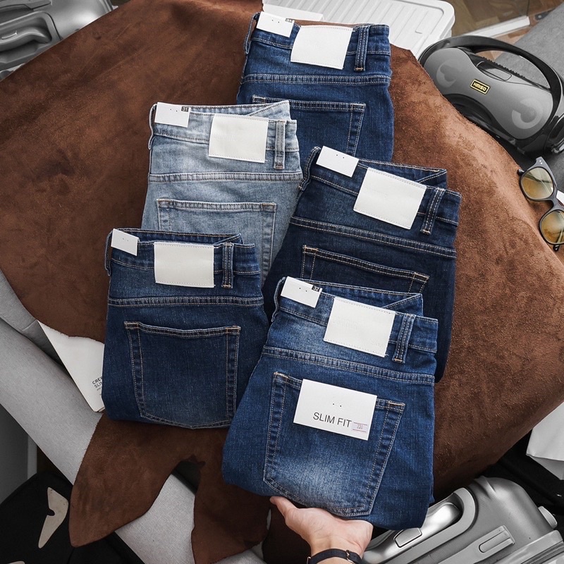 Quần short nam xanh sáng quần bò nam xuất xịn ZR