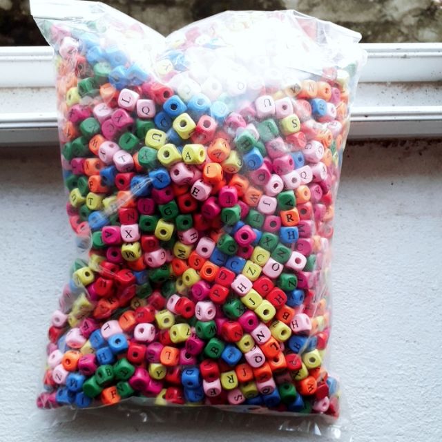 10g chữ gỗ làm vòng handmade