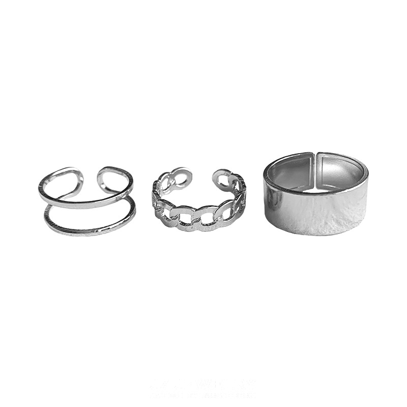 Bộ nhẫn hở phong cách Hàn Quốc cổ điển hợp thời trang