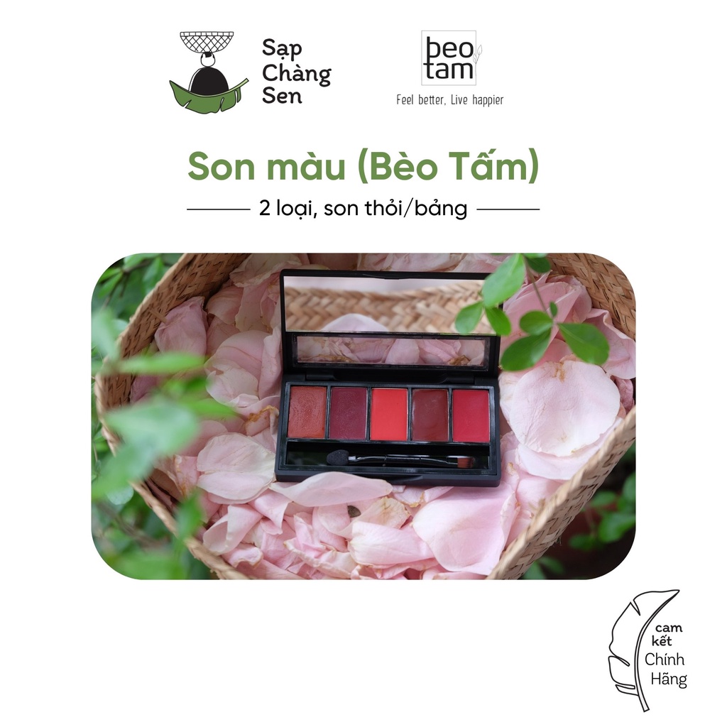 Son màu handmade (Bèo Tấm) - 5g | thỏi, bảng