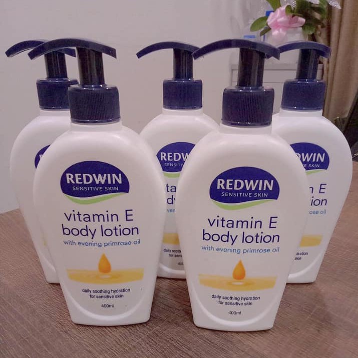 Sữa Dưỡng Thể Body Lotion Redwin Úc 400ML - Sữa Dưỡng Ẩm Sáng Da Vitamin E Redwin Úc