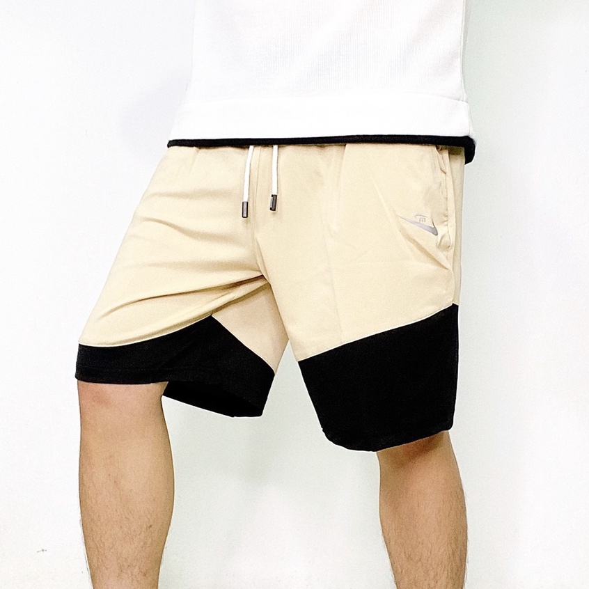 Quần đùi nam thể thao, quần short nam cao cấp chất vải cá sấu co dãn 4 chiều