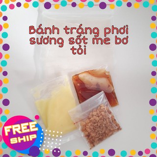 Bánh tráng sốt me bơ tỏi dẻo