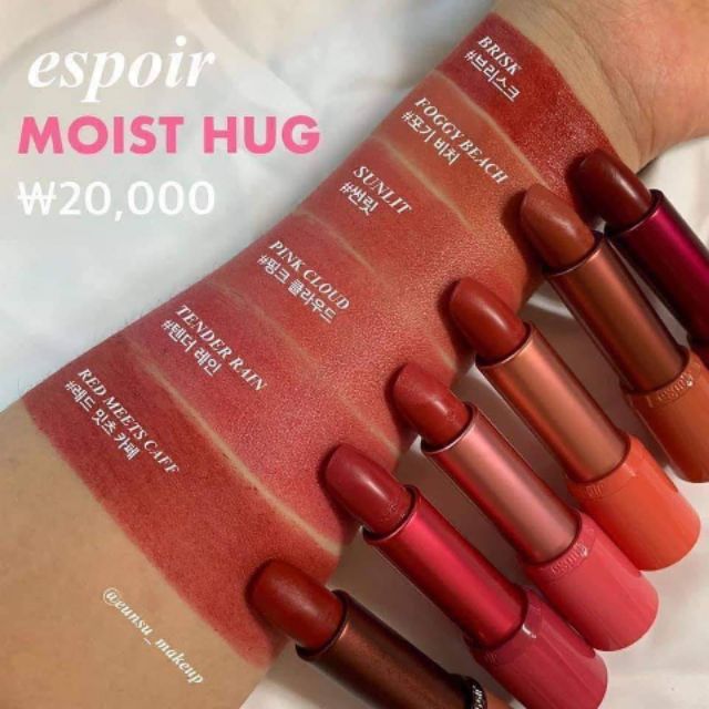 Son thỏi lỳ espoir moist hug 2019