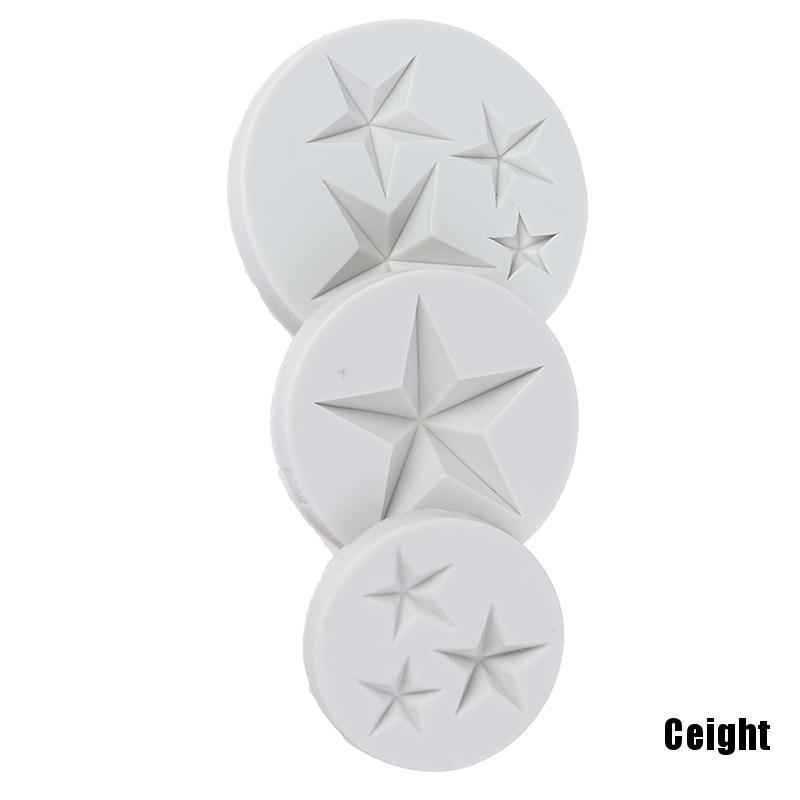 Khuôn silicon làm bánh kẹp hình ngôi sao xinh xắn DIY