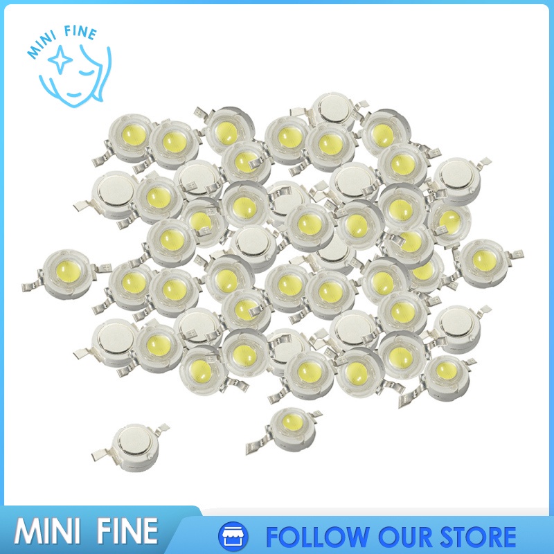 Set 50 Chip Đèn Led Smd 1w Ánh Sáng Trắng | BigBuy360 - bigbuy360.vn