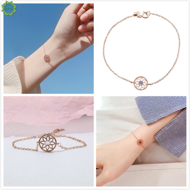 Vòng đeo tay hình hoa hướng dương phong cách Hàn Quốc