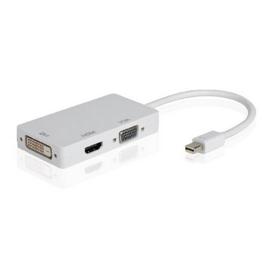 CÁP CHUYỂN ĐỔI MINI DISPLAYPORT TO HDMI + VGA + DVI -dc977