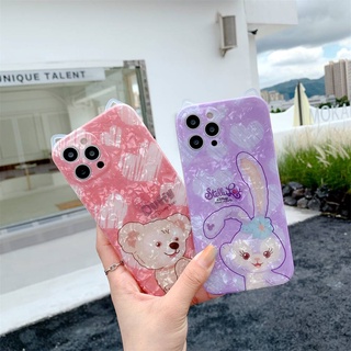 Ốp điện thoại chống sốc hình StellaLou cẩm thạch đáng yêu thời trang cho iPhone