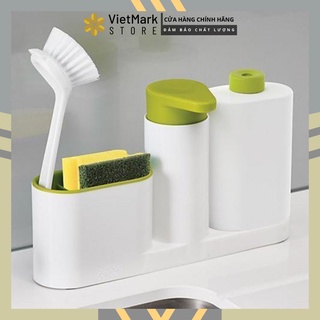 Đồ đựng xà phòng, kệ để đồ rửa chén, nước rửa bát và lưới rửa bát tiện dụng - nhựa PV cao cấp