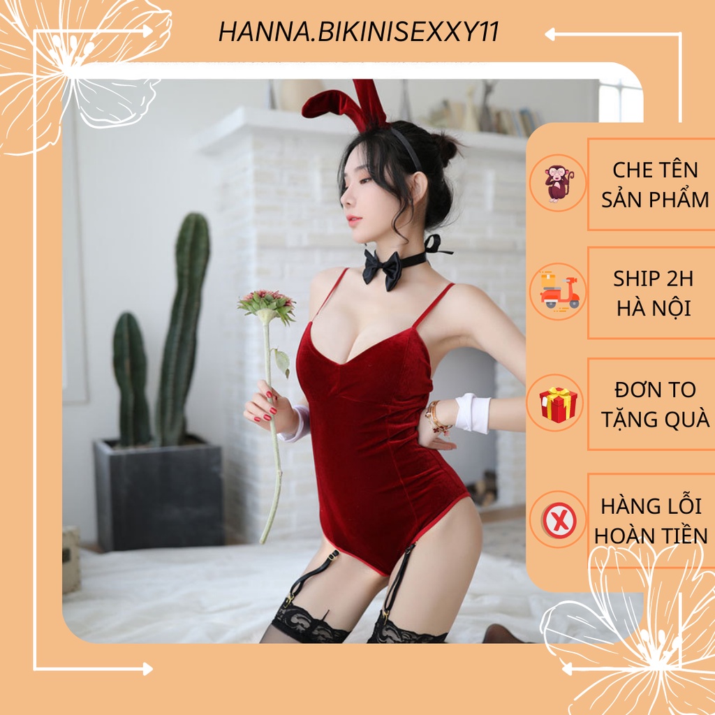 Đồ ngủ cosplay, đồ ngủ quyến rũ, cosplay thỏ sexy gợi cảm, hanna.bikinisexxy11