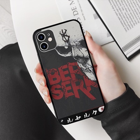 Ốp Lưng Ip Pro max Truyện Tranh Anime Berserk Khuôn Mặt Đầu Lâu Nhựa Dẻo cho IPHONE SAMSUNG MANGA00082
