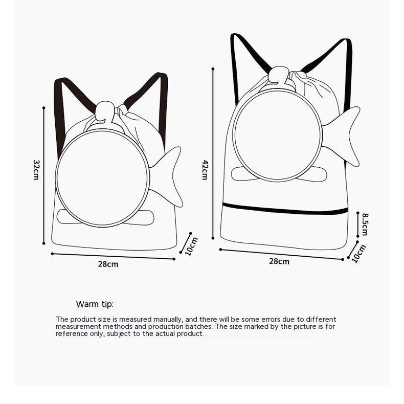 Balo Hai Lớp Chống Thấm Nước Họa Tiết Hoạt Hình Dễ Thương Cho Học Sinh
