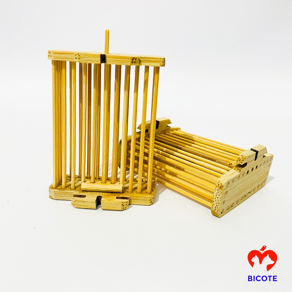 Rọ dế cho chim chất liệu tre chắc chắn bền đẹp - Dọ dế cho chim giá rẻ