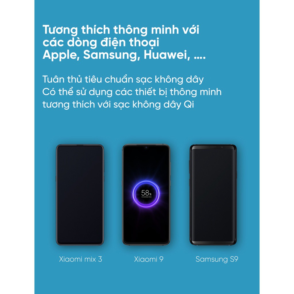 Sạc dự phòng Xiaomi Youth, pin dự phòng Xiaomi Youth hỗ trợ sạc không dây, Thiết kế gọn nhẹ,dễ mang theo, dung lượng lớn