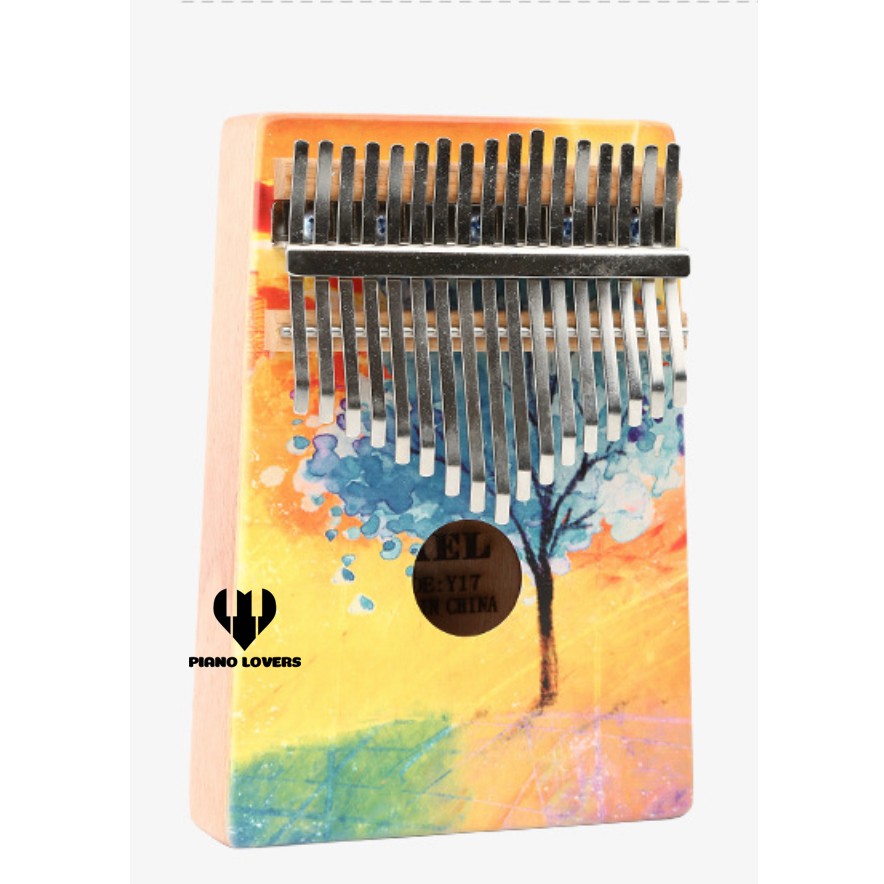 ĐÀN KALIMBA YAEL Gỗ Summer dream - 17 PHÍM - THUMB PIANO - tặng full phụ kiện - HÀNG CÓ SẴN