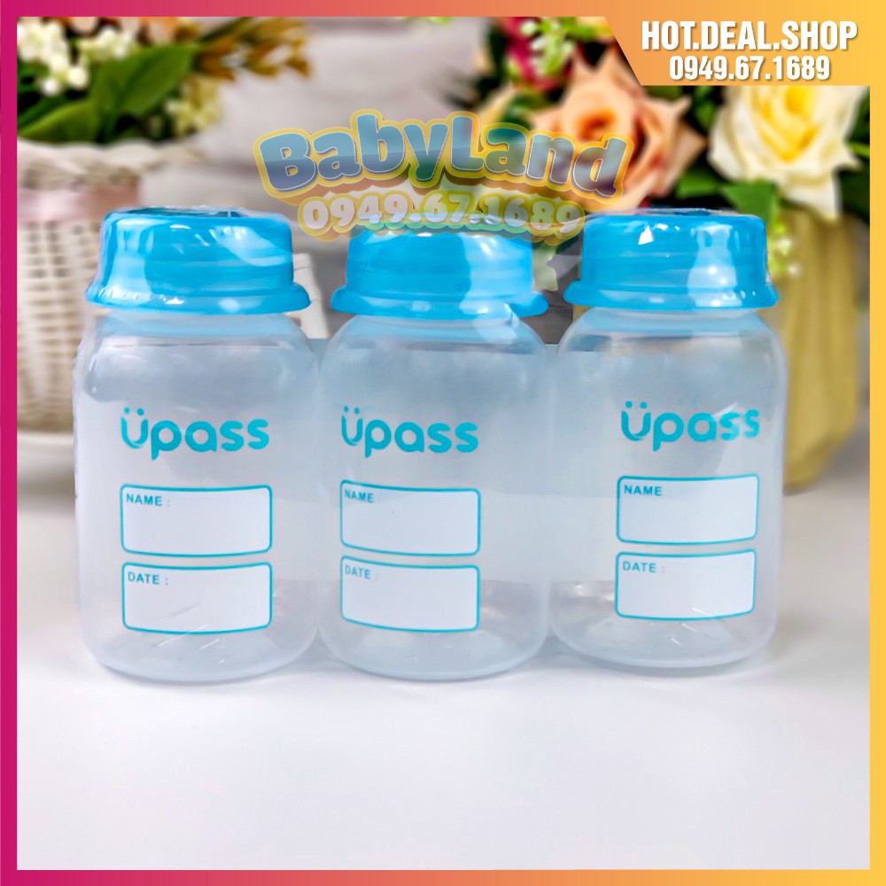 [Chính Hãng] - Bình trữ sữa Upass Thái Lan 125ml - bình đựng sữa mẹ Upass UP0101W