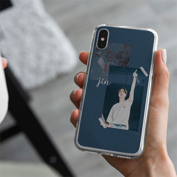 Ốp lưng iphone silicon Idol KPOP BTS Jin cute  BLUBTS0151