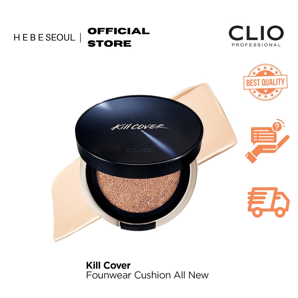 Phấn Nước Làm Mịn Lỗ Chân Lông CLIO KILL COVER FOUNWEAR CUSHION ALL NEW SPF50+ PA+++ (15gx2)