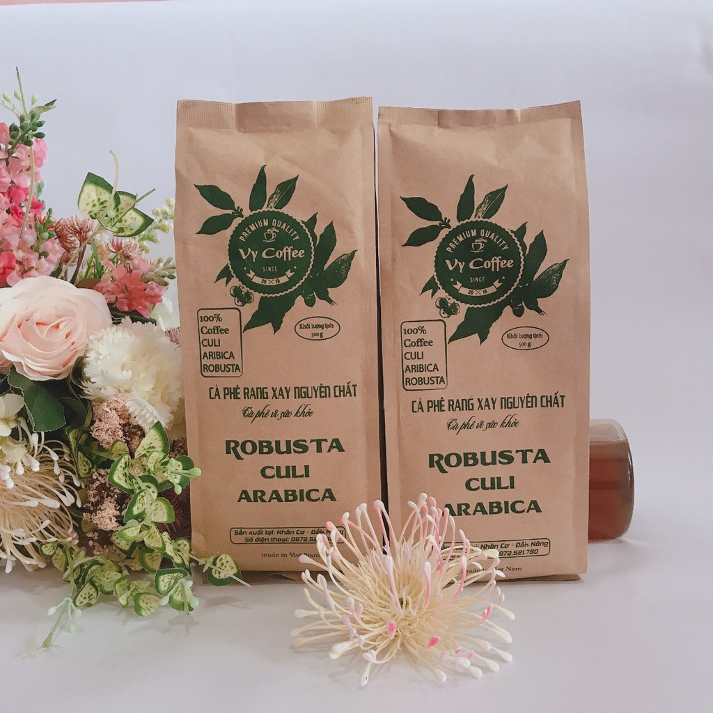 [Mã 77FMCGSALE1 giảm 10% đơn 250K] Cafe Nguyên Chất ⚜️FREESHIP⚜️ Cà Phê Rang Xay Hảo Hạng bịch 500gr ( Nhà Vườn) | BigBuy360 - bigbuy360.vn