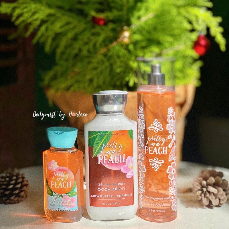 BODY MIST Xịt thơm toàn thân PRETTY AS A PEACH bath body works