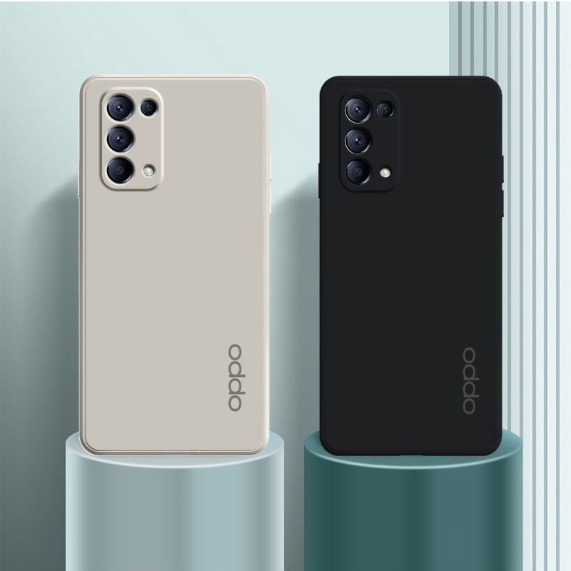 Ốp Điện Thoại Silica Gel Mềm Chính Hãng Màu Kẹo Cho OPPO Reno 4 5 6 Pro 4G 5G 5K A59 A59S F1S A16S A16 A15S A15 A35 A16E A16K A55