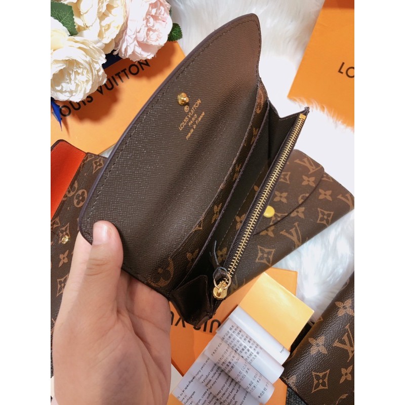 Ví hoa nâu cúc dài size 20 fullbox | BigBuy360 - bigbuy360.vn