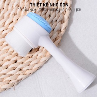 Cọ Massage Rửa Mặt 2 Đầu 3D Gai Silicon (Korea) KOREA3D | OKbuy