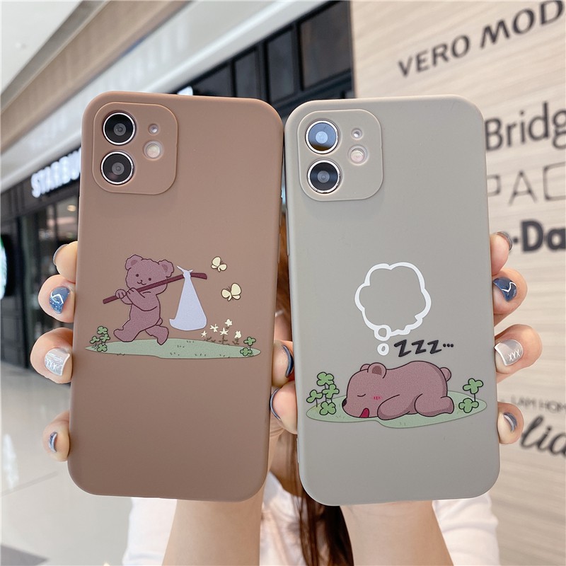 Ốp điện thoại TPU mềm họa tiết dòng chữ đơn giản xinh xắn cho OPPO A53 A31 A15S A91 Reno3 A5 A9 2020 A12 A52 A92 A15 F11 F9 Pro F5 F1S A39 A57 A83 A3S A5S A7