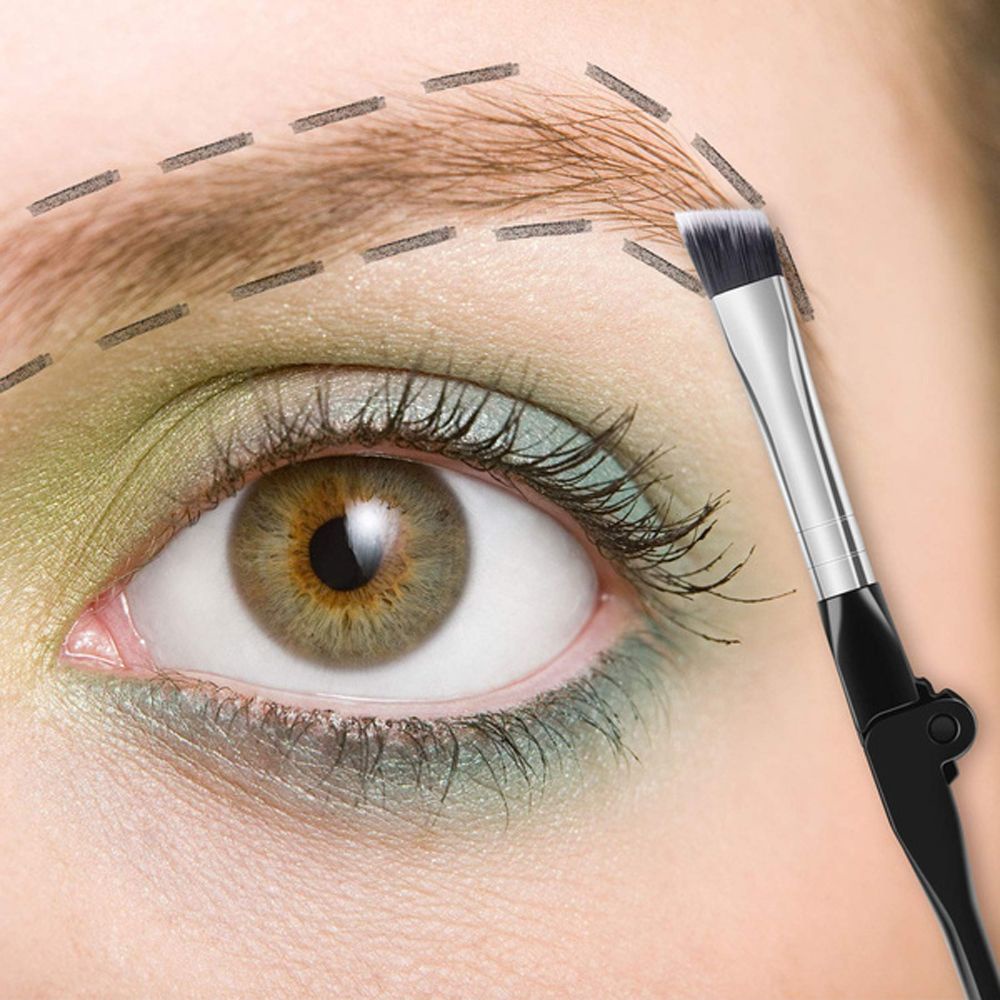 [Hàng mới về] Cọ chải lông mày trang điểm thiết kế gấp gọn lại được tiện lợi dành cho phái nữ