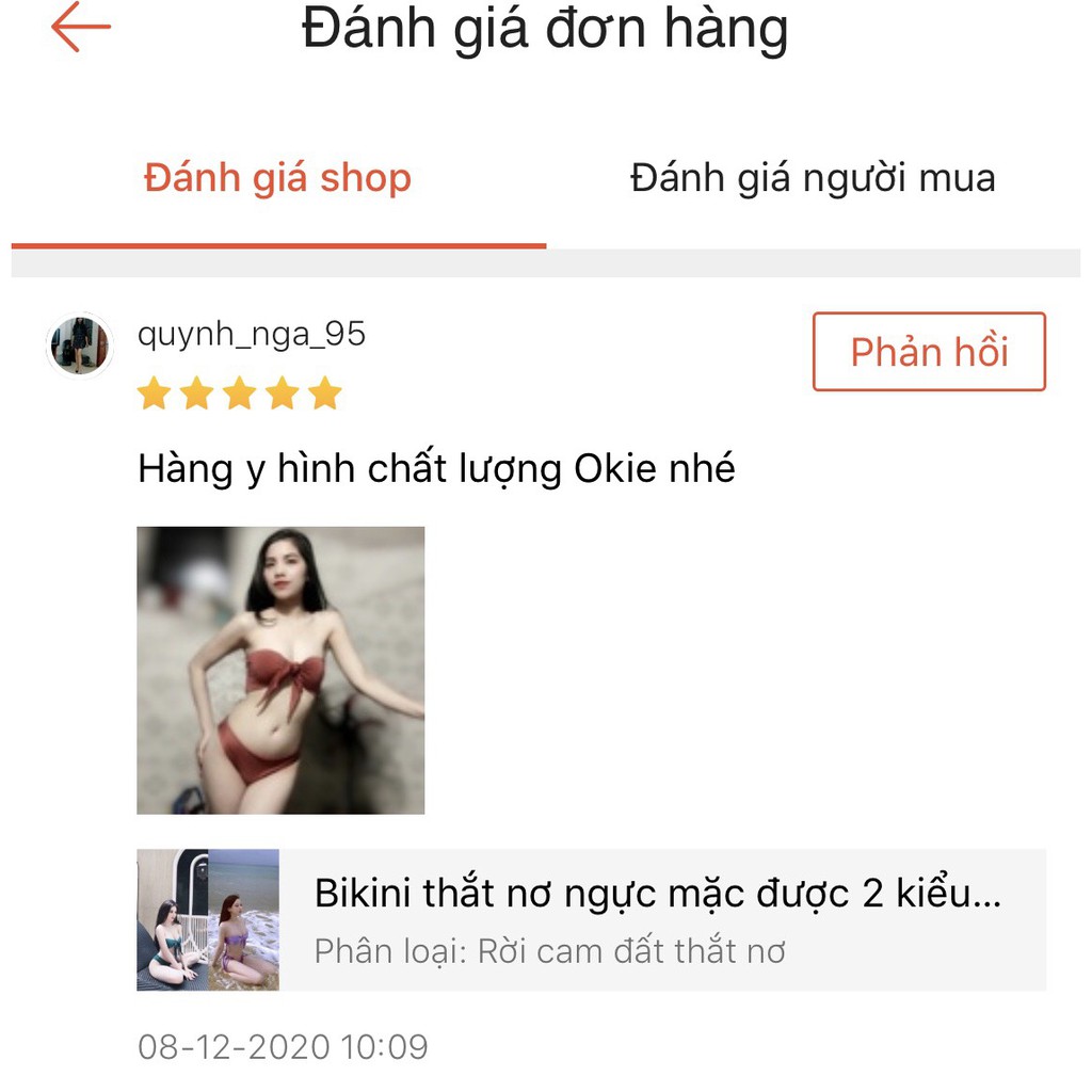 Bikini áo quây thắt nơ ngực set đồ bơi nữ cao cấp R13