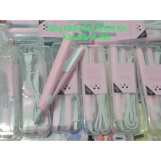 Máy duỗi tóc mini Tặng kèm hộp nhựa hàng y hinh