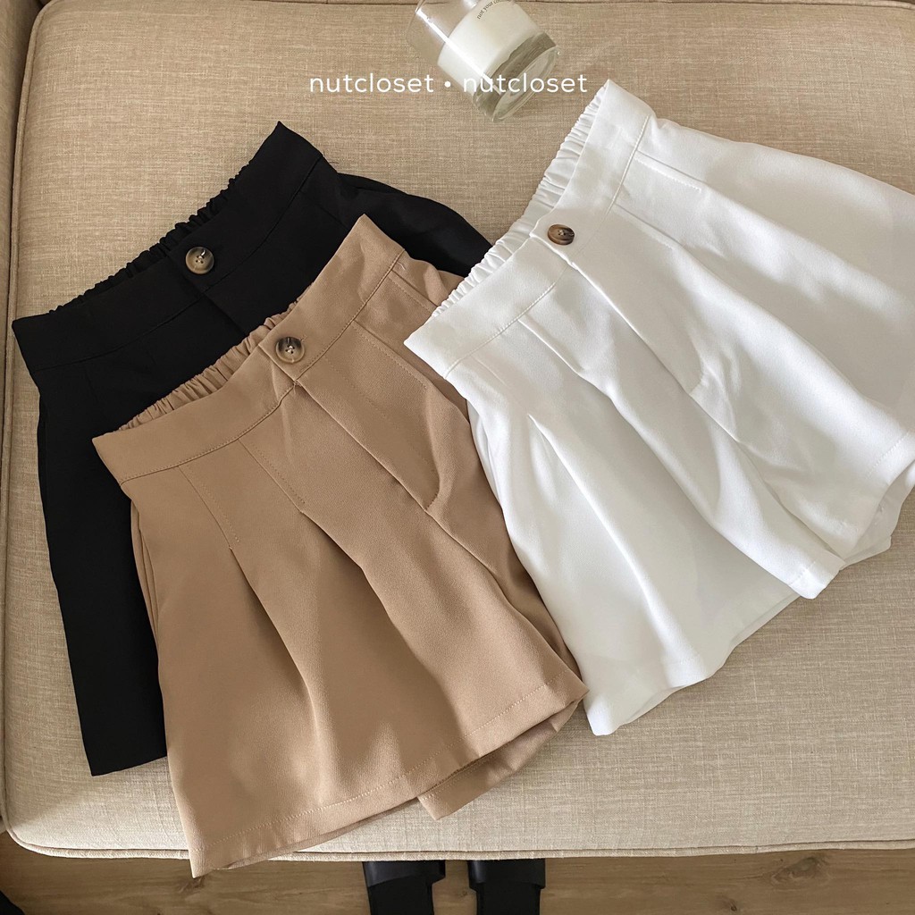Quần short 2 ly cài cúc _ Q0051