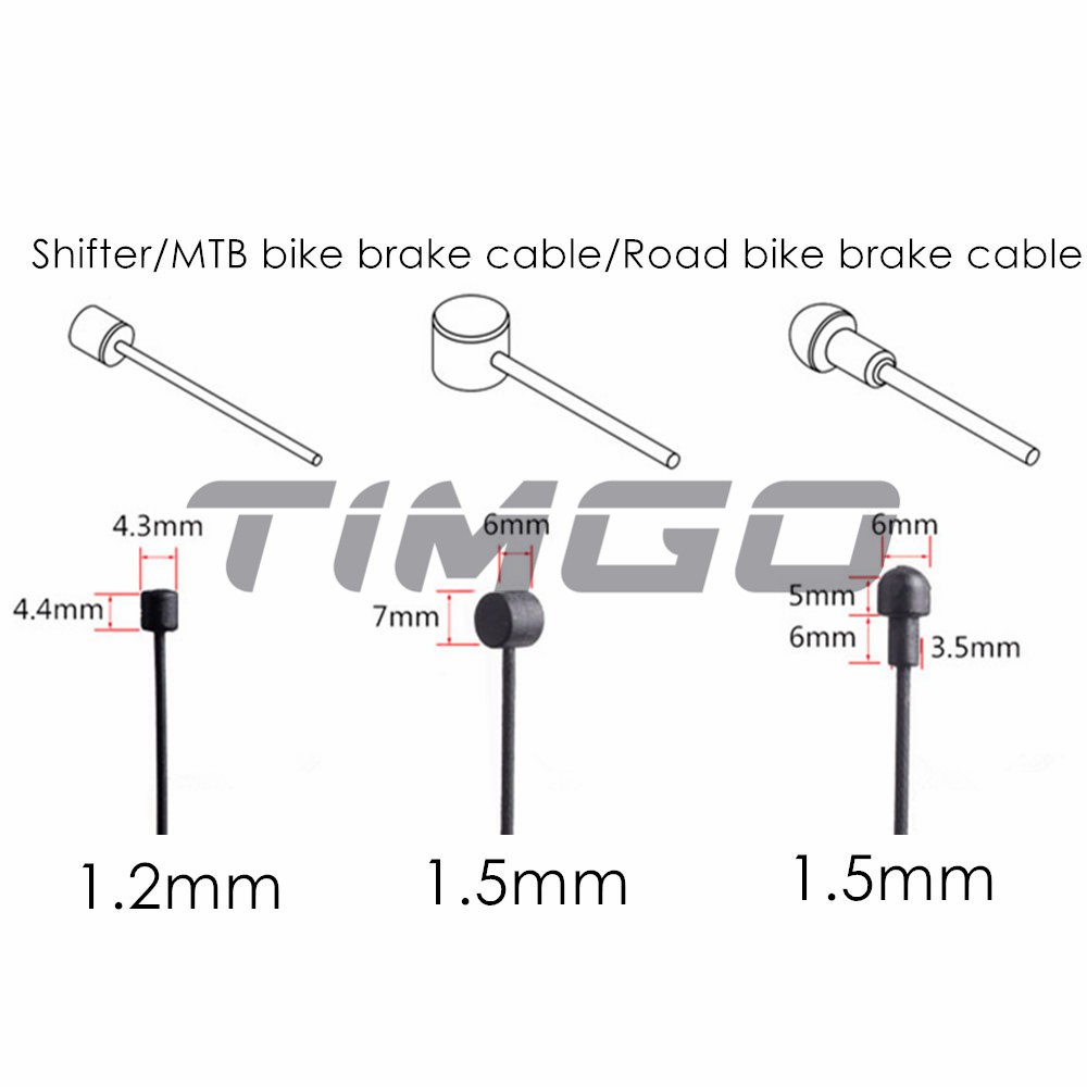 Set 2 Dây Thắng Xe Đạp Bằng Thép Không Gỉ