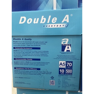 1 thùng giấy a5 double a 70 gsm