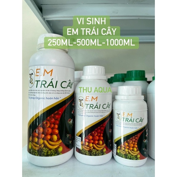 Vi sinh Em Trái Cây bổ sung vi sinh vật có lợi cho đường tiêu hoá của Cá Tôm Tép