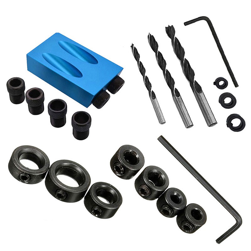 Bộ Dụng Cụ Định Vị Lỗ Khoan Gia Công Vật Liệu Gỗ 15 °