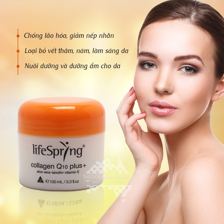 KEM CỪU DƯỠNG ẨM DA LIFE SPRING COLLAGEN - 100ML