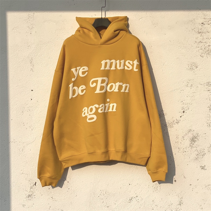 Cpfm Áo sweater Ba Chiều In Chữ Ba Chiều cpfm ye must be born again Phiên Bản Giới Hạn