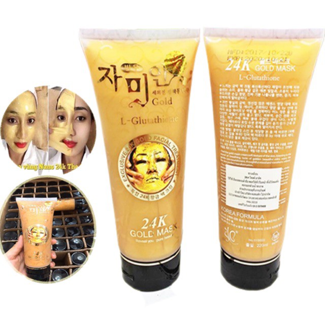 Mặt Nạ Vàng 24k Gold Mask Thái Lan 220ml