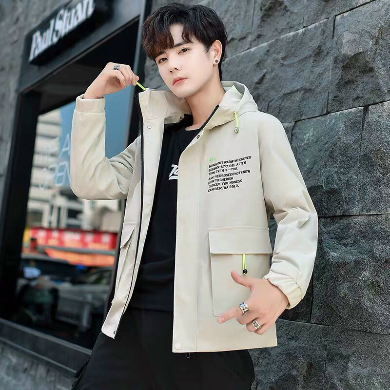 (Siêu Phẩm 2020)Áo khoác kaki túi hộp FASHION chữ in dày dặn | BigBuy360 - bigbuy360.vn