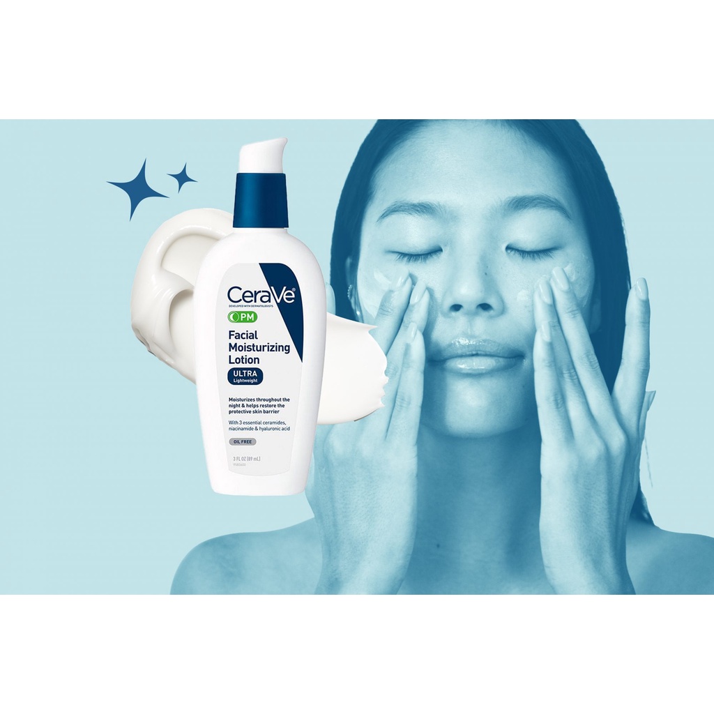 Kem Dưỡng Ẩm Da Ban Đêm CeraVe Facial Moisturizing Lotion PM