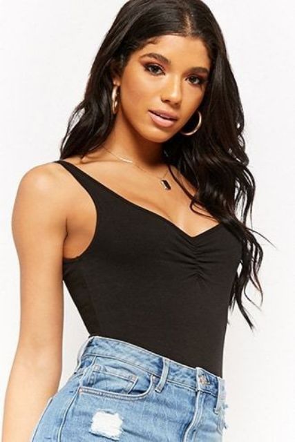 Bodysuit f21 xuất dư vnxk áo liền thân | BigBuy360 - bigbuy360.vn