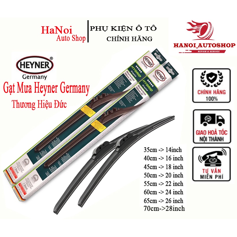 Heyner Germany HYBRID - Set Spazzole Tergicristallo Aero 22" 22" Per Rover 75 1998-2005 - Tecnologia Ibrida
