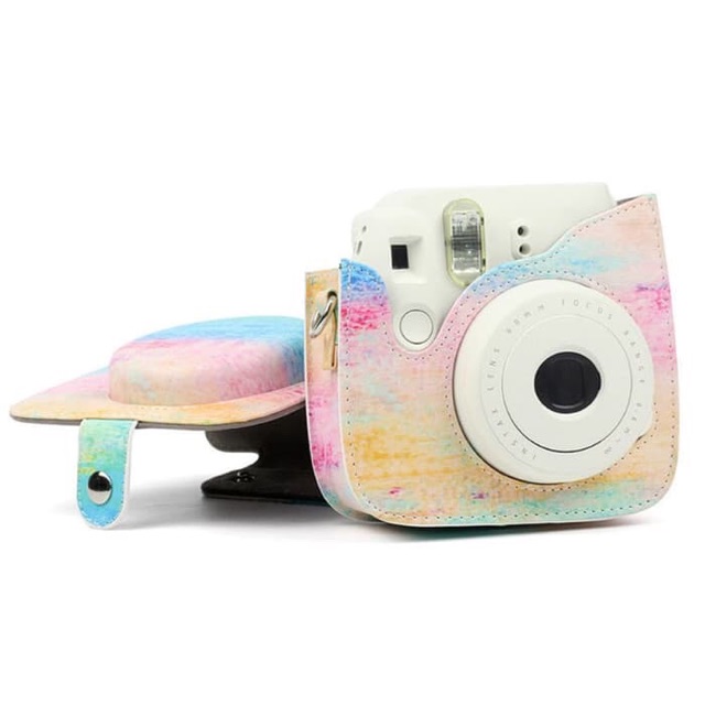 Túi Da Đựng Máy Ảnh Fujifilm Polaroid Instax Mini 8 & 9