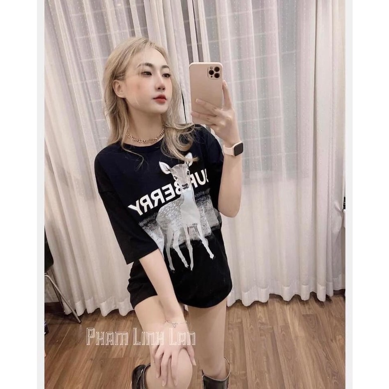 Áo Phông Nữ OverSize Gấu  - Áo Thun Nữ Unisex Form Rộng Giấu Quần Hàng Loại 1 Co Giãn 4 Chiều , Thấm Hút Mồ Hô | BigBuy360 - bigbuy360.vn