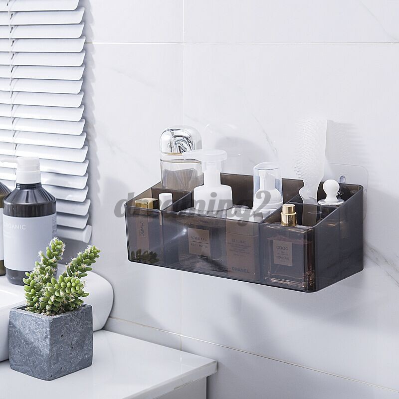 (Hàng Mới Về) Set 2 Hộp Đựng Mỹ Phẩm Gắn Tường Thiết Kế Sáng Tạo Tiện Dụng