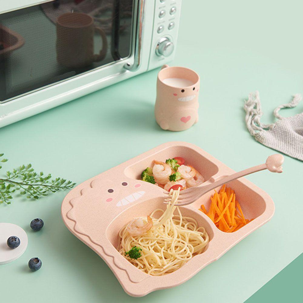Bộ 6 Tô Ăn Dặm Hình Khủng Long Chống Nóng Cho Bé